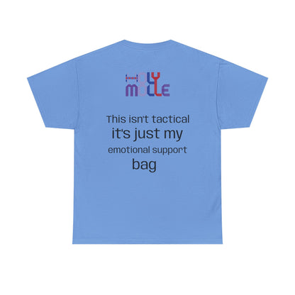 Emotional Support Tee - Unisex Cotton Shirt, Funny Graphic Tee, Gift for Friends, Casual Wear, Humor Apparel