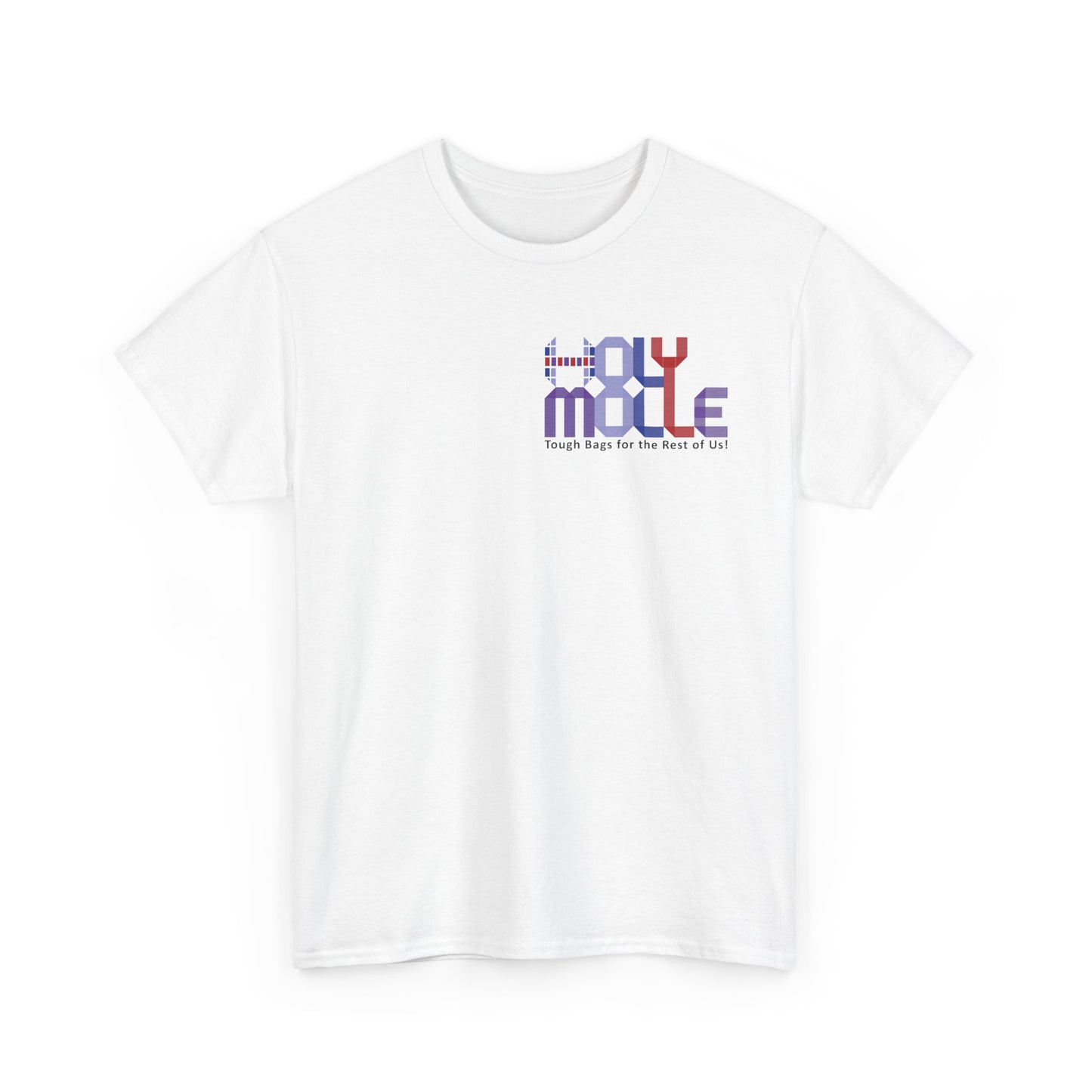 HolyMolle - Unisex Heavy Cotton Tee with Funny Quotes - E-Support Bag
