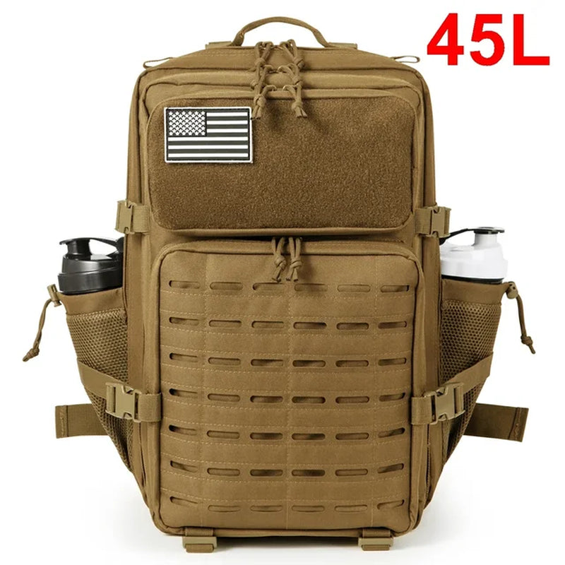 25L Backpack for Women/Men EDC Laser Cut Molle Daypack 