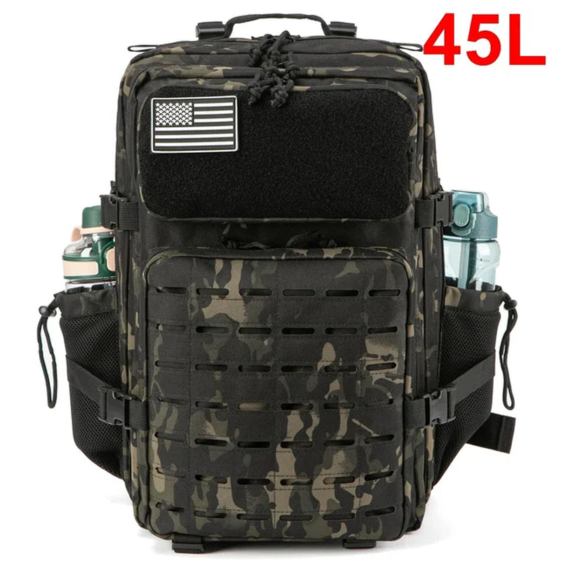 25L Backpack for Women/Men EDC Laser Cut Molle Daypack 