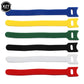 5Pcs Cable Ties Self Adhesive Reusable Loop Hook Wrap Bundle Plastics Nylon Strap Organizer Self Clip Holder Wire Tie