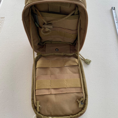Tactical Belt Pouch With Molle Attachments Heavy-Duty Multipurpose Organizer Bag For Outdoor Sports & Hiking