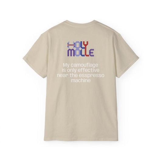 HolyMolle - Unisex Heavy Cotton Tee with Funny Quotes - Urban Camo