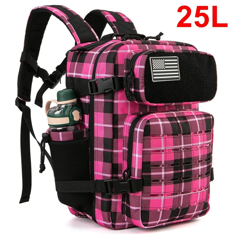 25L Backpack for Women/Men EDC Laser Cut Molle Daypack 