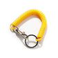 New Spiral Stretch Keychain Elastic Spring Rope Key Ring Metal Carabiner for Outdoor Anti-Lost Phone Spring Key Cord Clasp Hook