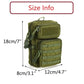 Little Bags Waterproof Outdoor  Molle Waist Bag Hiking Travelling - Mini Waist Packs Shoulder Hunting Bags