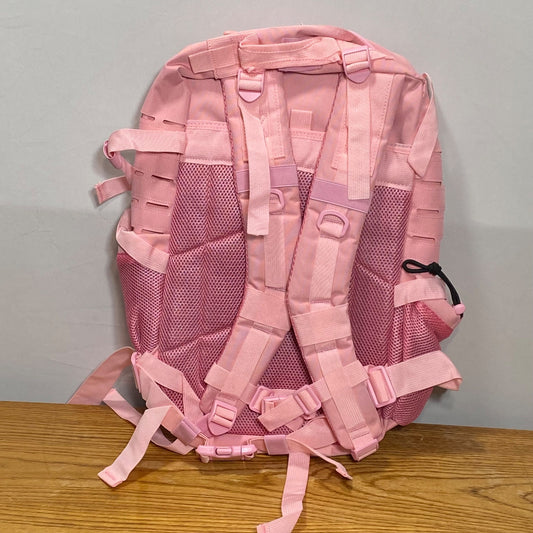 Large Pink 45L Molle Tactical Backpack With Multiple Compartments & Straps