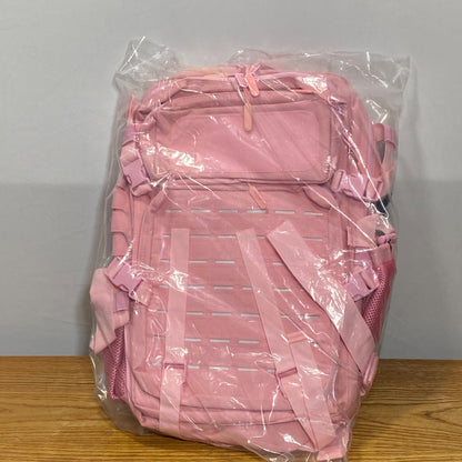 Large Pink 45L Molle Tactical Backpack With Multiple Compartments & Straps