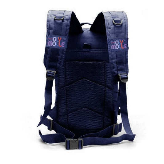 The NOT LEATHER Slimline Backpack with Laser Cut Molle in Brown - 25L
