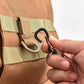 Tactical Multifunction Nylon Molle Webbing Belt D-Ring Carabiner Magic Tape Hanging Keychain Backpack Hook Molle Buckle