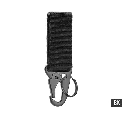 Carabiner High Strength Nylon Key Hook MOLLE Webbing Buckle Hanging System Belt Buckle Hanging Camping Hiking Accessories