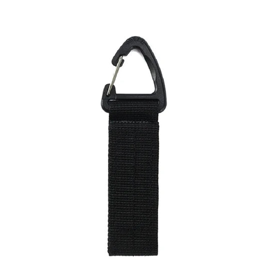 Outdoor Key Chain MOLLE Webbing Triangle Velcro Buckle Special Service Belt Hook