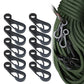 10Pcs Mini SF Spring Backpack Clasps Climbing Carabiners EDC Keychain Camping Bottle Hooks Paracord Tactical Survival Gear