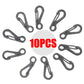 10Pcs Mini SF Spring Backpack Clasps Climbing Carabiners EDC Keychain Camping Bottle Hooks Paracord Tactical Survival Gear