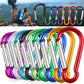 Mini Alloy Spring Carabiner Snap Hook Carabiner Clip Keychain Outdoor Camping Climbing Hiking D-Ring Buckle Tools Keychain