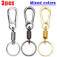 Retractable Spring Key Chain Metal Gourd Buckle Clasp Car Strong Carabiner Hanging Keychain Simple Elastic Climbing Hook Keyring