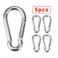 Mini Alloy Spring Carabiner Snap Hook Carabiner Clip Keychain Outdoor Camping Climbing Hiking D-Ring Buckle Tools Keychain