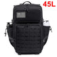 25L Backpack for Women/Men EDC Laser Cut Molle Daypack 